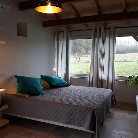 La Girafe Bleue فندق مبيت وإفطار Lunas (Dordogne)